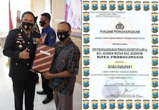 Peringatan Hari Bhayangkara Ke-74 Polres Probolinggo Kota