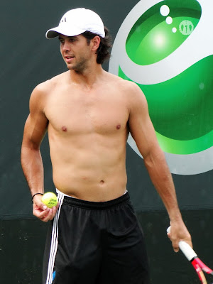 Fernando Verdasco Shirtless at Miami Open 2010
