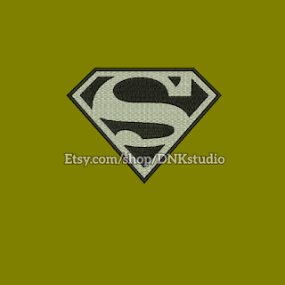 Superman Symbol Embroidery Design