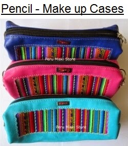 Pencil cases / Make up bags, Badana and manto - Peru