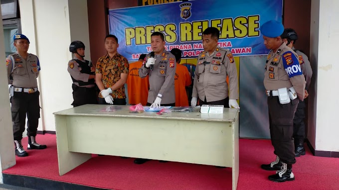 Tim Polres Pelalawan Ciduk Tersangka Narkotika Beserta Senpi Rakitan