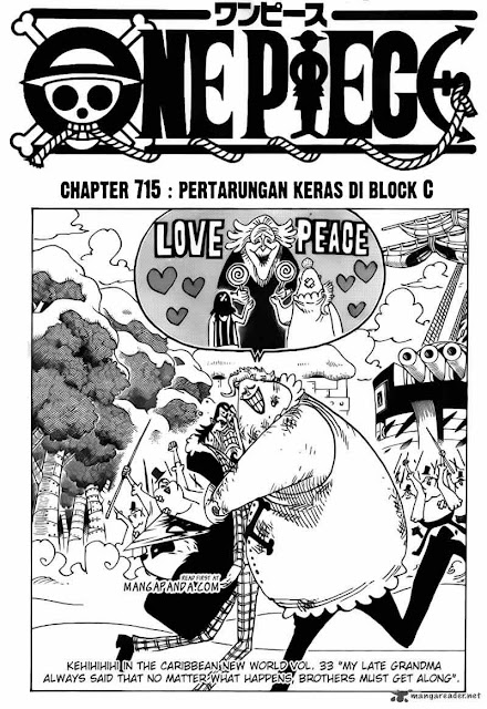 Download Komik One Piece Chapter 715 "Pertarungan Keras di Blok C" Bahasa Indonesia