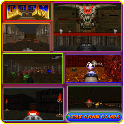 A banner for the article about Doom II: Hell on Earth - a legendary shooting game