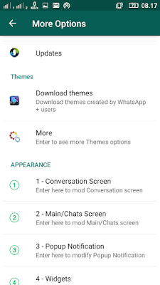 Cara Ganti Tema WhatsApp