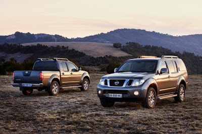 updated versions of the 2011 Nissan Pathfinder and Navara