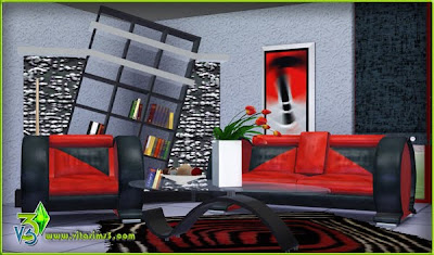 Modern Rugs  Living Room on My Sims 3 Blog  Ultra Modern Living Collection