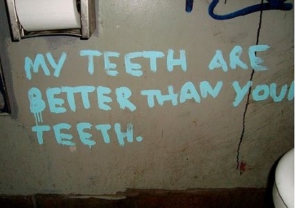 desktop wallpaper graffiti_10. My Teeth Are Better Than Your