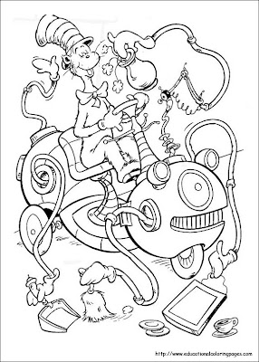 dr. seuss,dr. seuss coloring pages,kids coloring pages