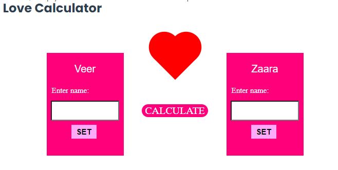the love calculator - calculate your love score by name