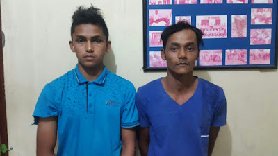 Mau Antar Shabu Ke Geurugok,Polres Bireun Amankan 2 Pemuda Di SPBU Simpang Leubu