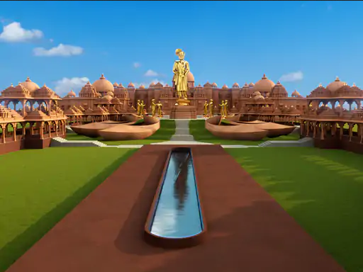 Vadtal Akshar Bhuvan Museum 3D Video