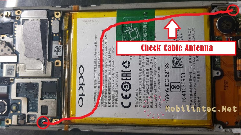 Repair Damage Android Oppo A37 No Signal - Mobilintec.Net