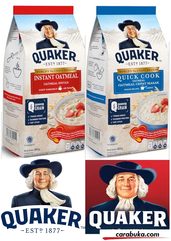 Perbedaan Kemasan Quaker Oat Warna Merah Dan Biru + Cara Memasaknya!