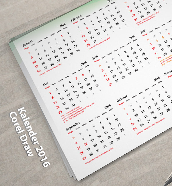 Agen Poster Download Template Kalender 2020 Ukuran Poster