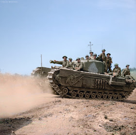 Churchill tank Color photos World War II worldwartwo.filminspector.com
