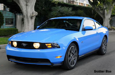 Blue Mustang