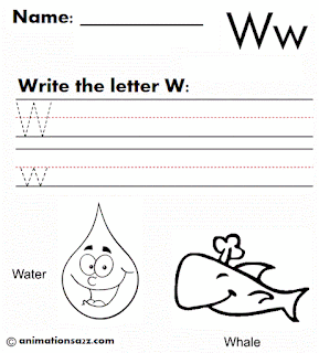 coloring pages - writing letters