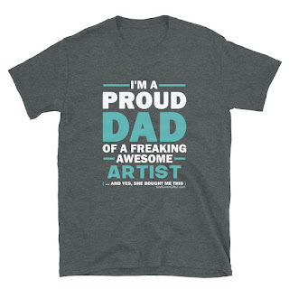 GodGivenGifts1 Proud DAD Of An Artist Unisex T-Shirt