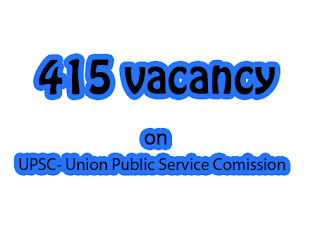 415 Vacancy at UPSC | National Defence Academy and Naval Academy