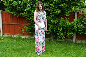 #LadiesDay Outfit with Kaleidoscope Floral Maxi Dress