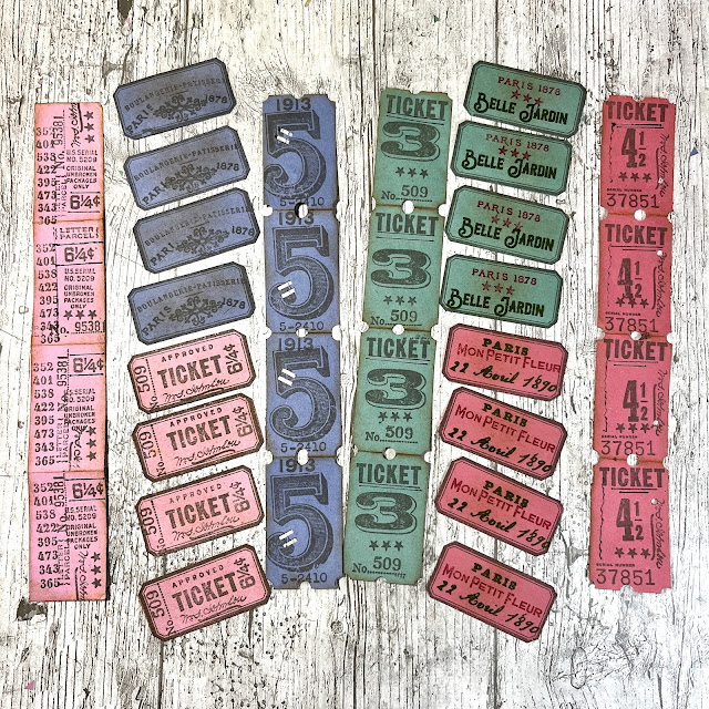 Let's Make Some Faux Vintage Tickets