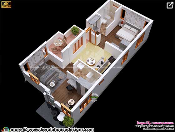 First floor isometric design