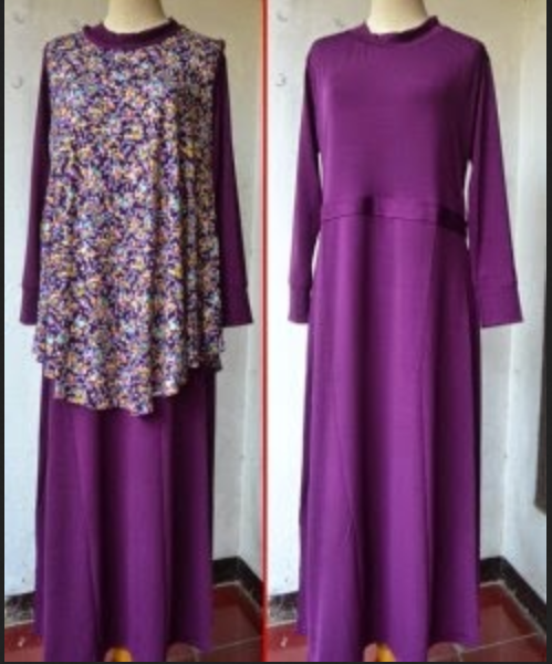  Model Baju Gamis Untuk Orang Gemuk dan Pantas