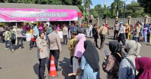 Jelang Ramadhan, Polres Bogor Gelar Operasi Pasar Murah
