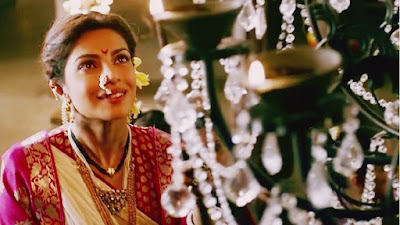 फिल्म 'बाजीराव मस्तानी' के एक दृश्य में प्रियंका चोपड़ा