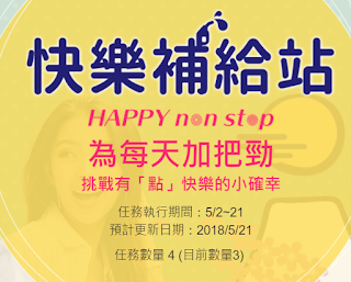 HAPPY GO 快樂補給站 答案 5/2