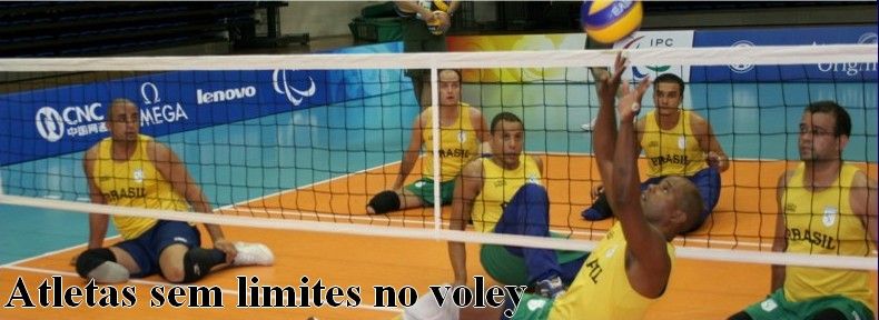 Atletas sem limite no voley