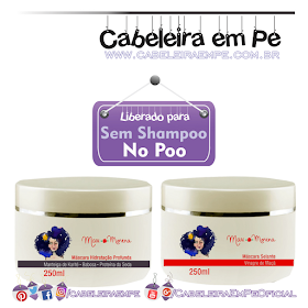 Máscara Selante Vinagre De Maçã e Máscara Hidratação Profunda - Mari Morena (No Poo)