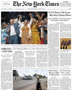 Today News Headlines,Breaking News,Latest News From Wolrd.Politics,Sport,Business,Entertainment The New York Times News Paper Or Magazine Pdf Download