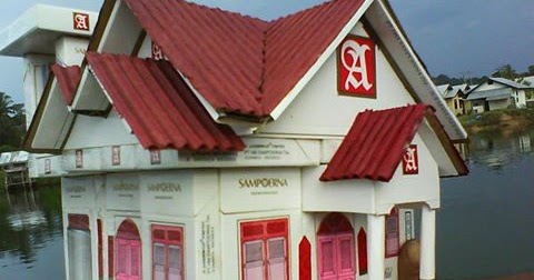 Kreasi Kerajinan  Tangan Membuat Rumah Miniatur Dari 