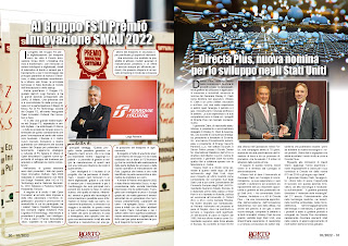 OTTOBRE 2022 PAG. 30 - Al Gruppo FS il Premio Innovazione SMAU 2022