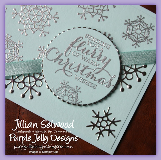 Seasonal Layers Thinlit Dies, Christmas Card, Flurry of Wishes stamp set