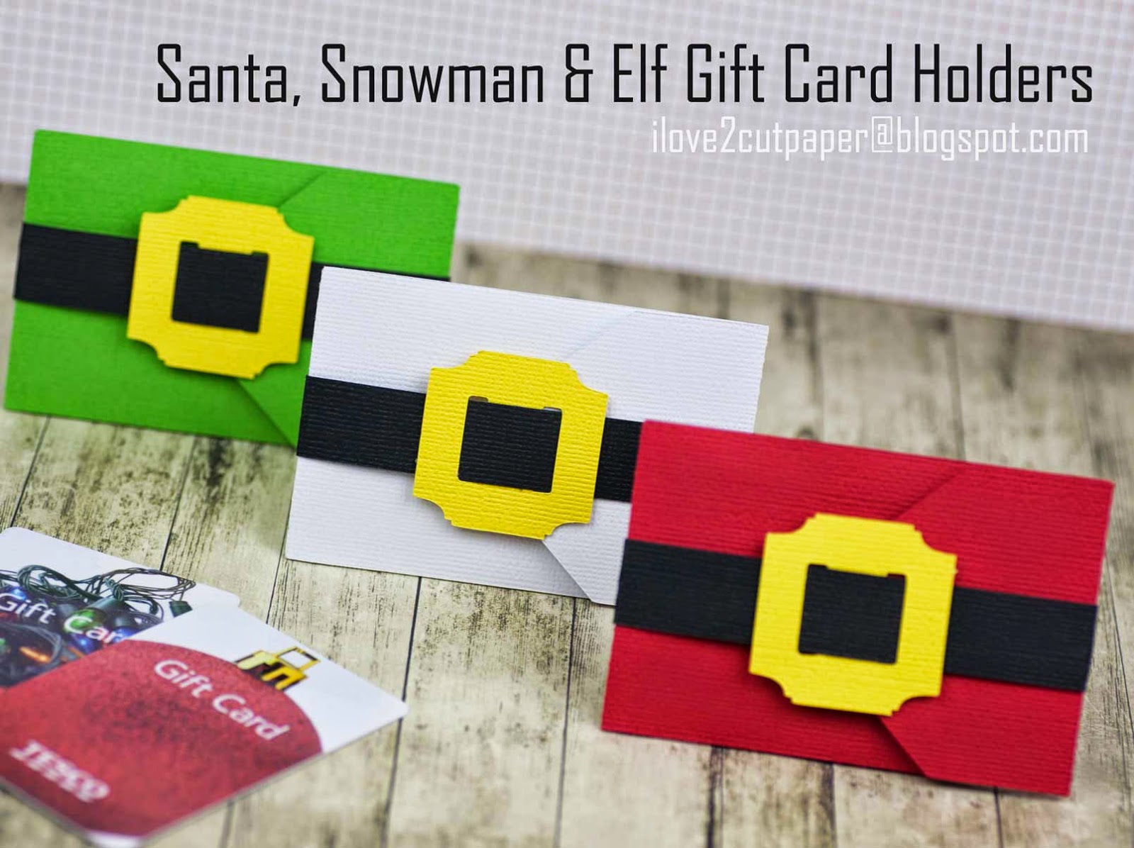 Gift Card Holders for Christmas