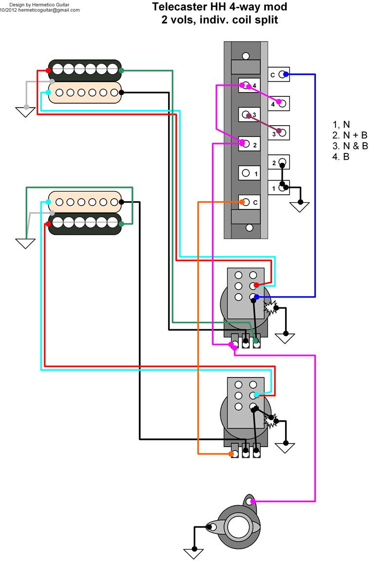 Tele Hh Wiring Diagram