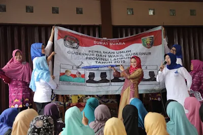Di Margo Rejo Lamsel, Yustin Ficardo Kampanyekan Pelayanan Kesehatan Perempuan