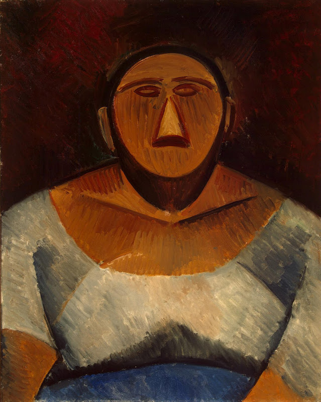 Farm Woman by Pablo Picasso - Portrait Paintings from Hermitage Museum
