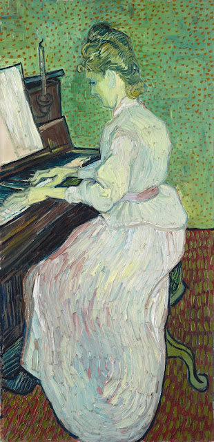 Vincent Van Gogh - Marguerite Gachet al piano - 1890