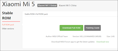 Xiaomi Mi 5 Telefonu Güncellemek ve Global Stable ROM Yüklemek