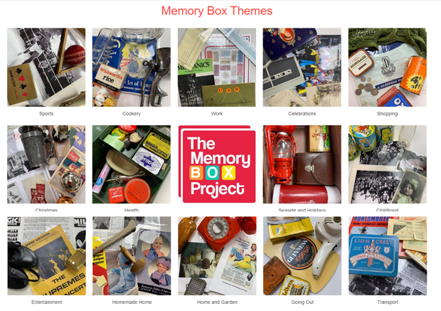 Samples of what goes in a Memory Box
