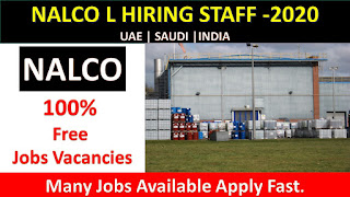 NALCO Jobs In Dubai, NALCO Jobs in india, NALCO Jobs In Saudi, Dubai latest jobs, NALCO CAREERS, Free jobs in india, Jobs in UAE,