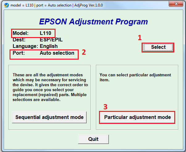 Epson L110 Resetter Free Download