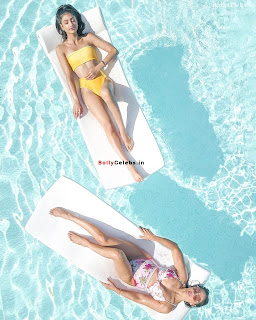 Alanna Panday in Yellow Bikini Breaks the Internet Pool Side Sizzling Pics (8) bollycelebs.in Exclusive Pics.jpg