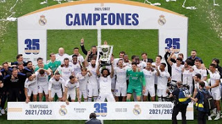 Selamat! Real Madrid Juara La Liga Musim 2021/2022