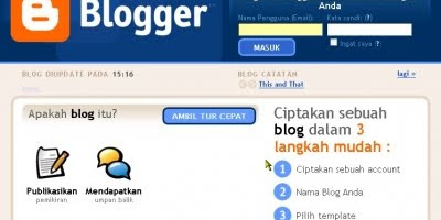 Cara Membuat Blog