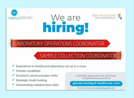 Gulf Healthcare International Hiring For Multiple Positions...