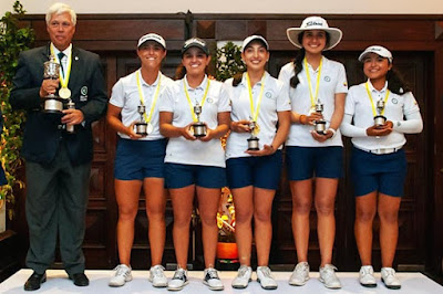 Argentina masculino Colômbia feminino Campeões da Copa Los Andes de Golf